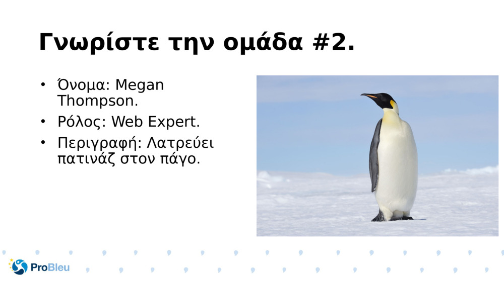 Γνωρίστε την ομάδα #2.