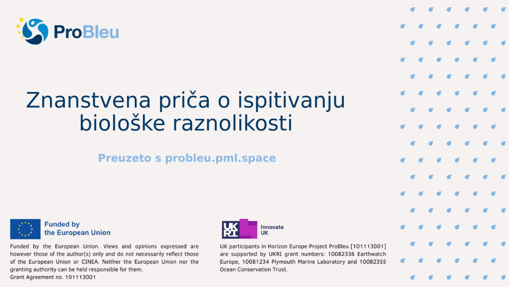 Znanstvena priča o ispitivanju biološke raznolikosti