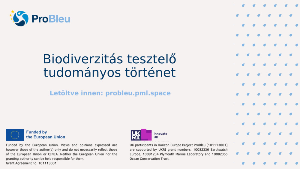 Biodiverzitás tesztelő tudományos történet