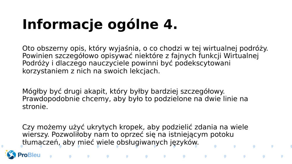 Informacje ogólne 4.