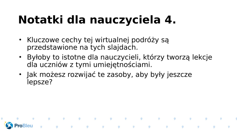 Notatki dla nauczyciela 4.