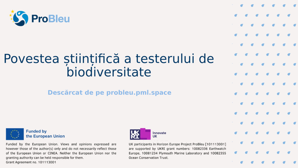 Povestea științifică a testerului de biodiversitate