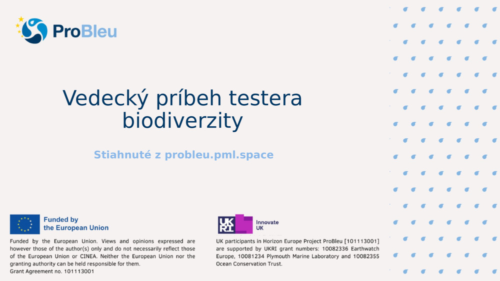 Vedecký príbeh testera biodiverzity