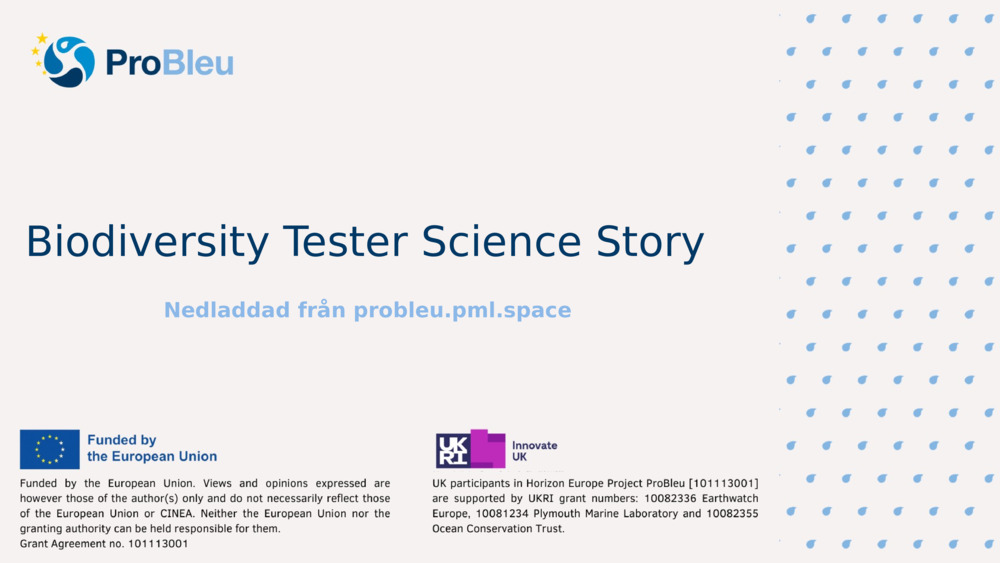 Biodiversity Tester Science Story