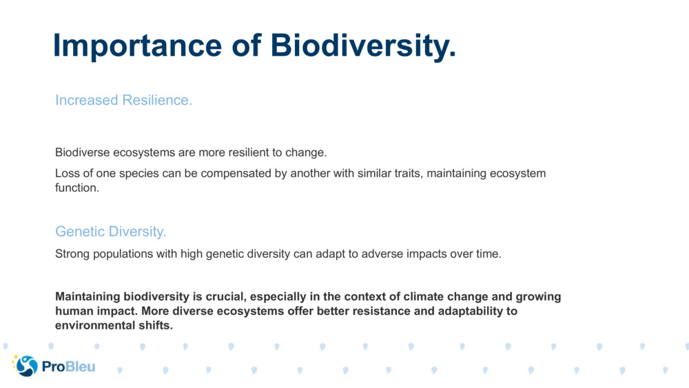 Increased Resilience.