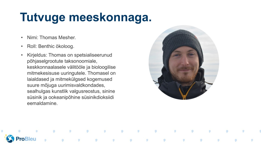 Nimi: Thomas Mesher.