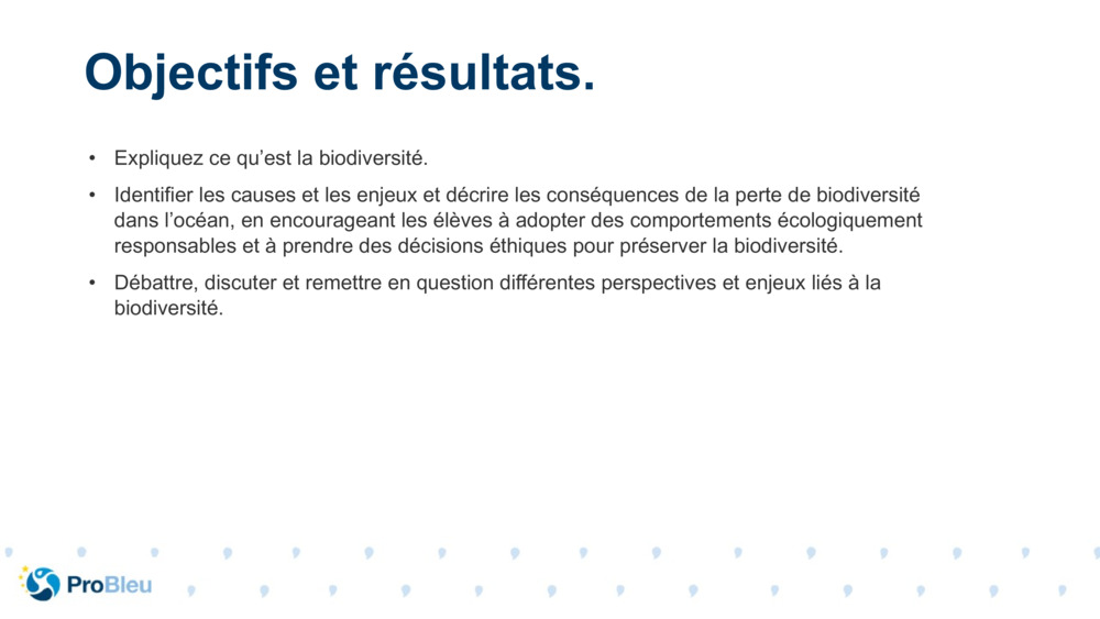 Expliquez ce qu’est la biodiversité.