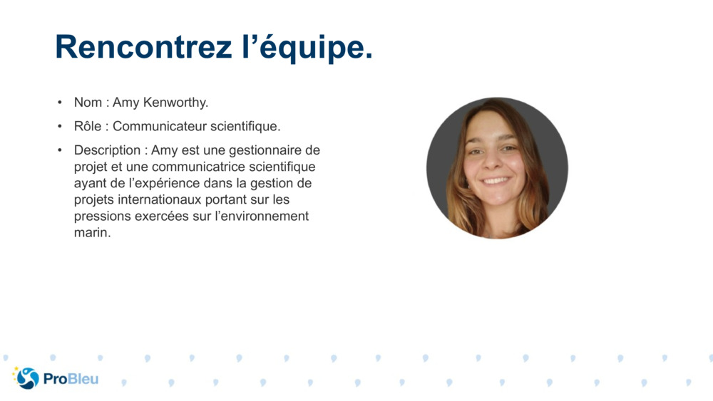 Nom : Amy Kenworthy.