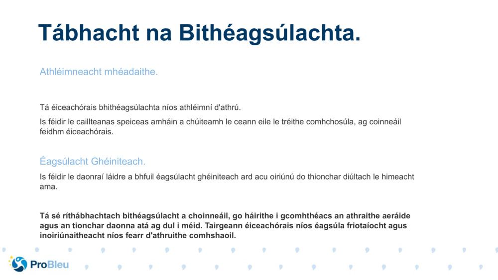 Athléimneacht mhéadaithe.