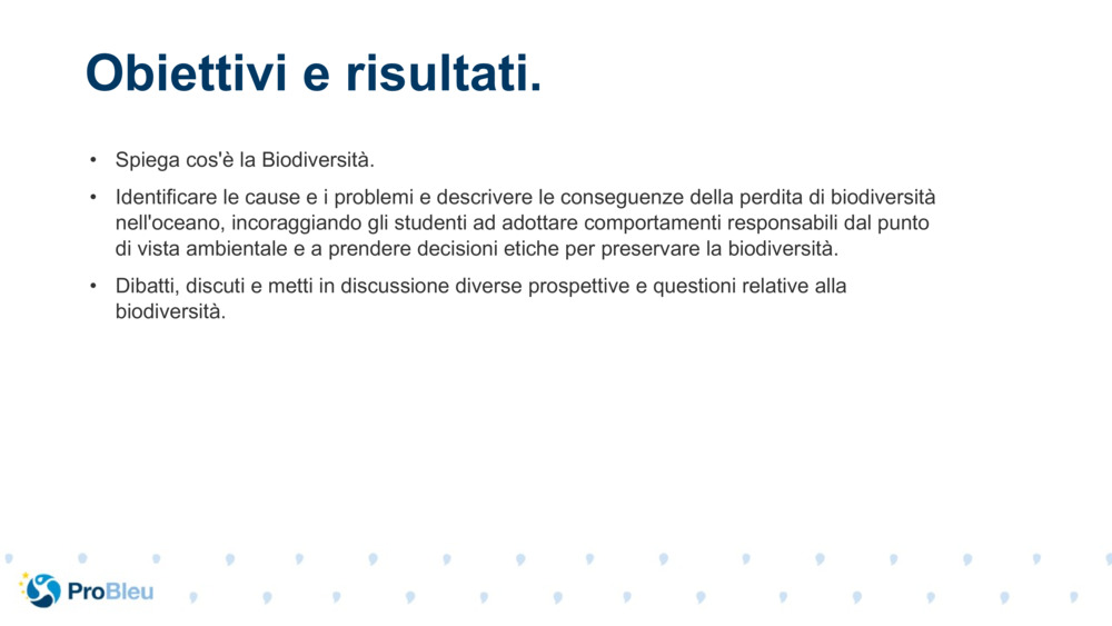 Spiega cos'è la Biodiversità.