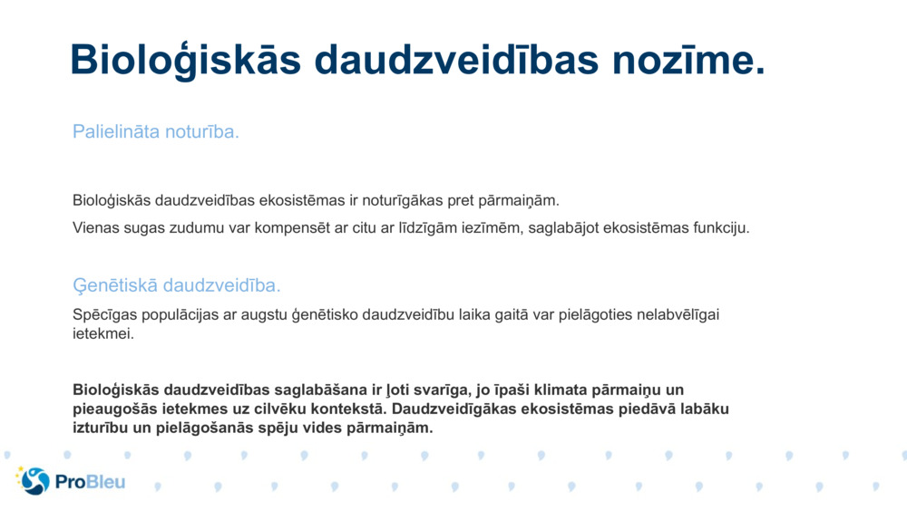 Palielināta noturība.