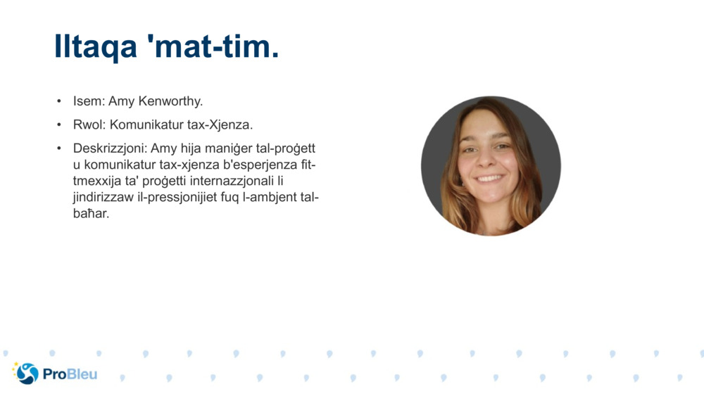 Isem: Amy Kenworthy.