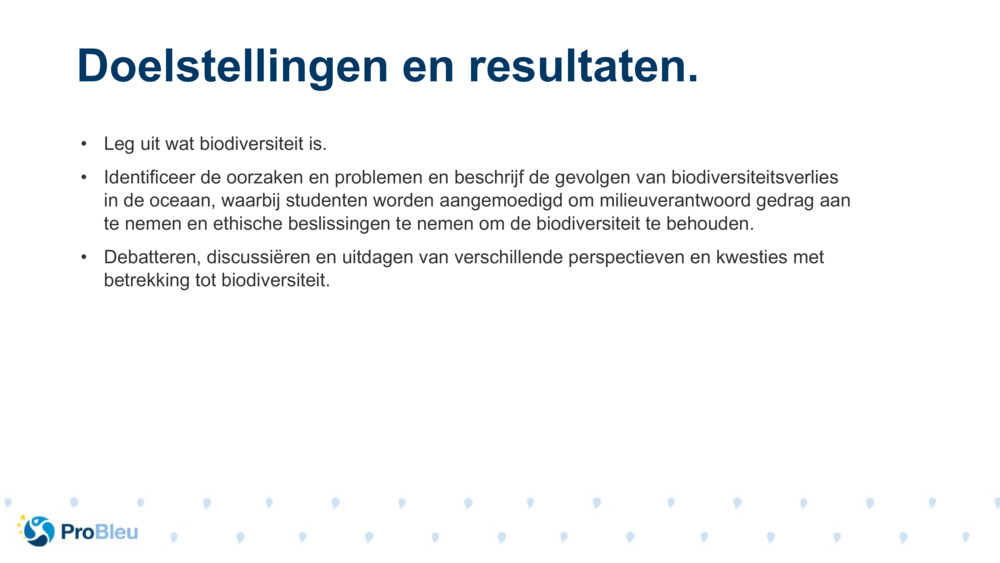 Leg uit wat biodiversiteit is.