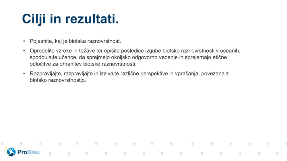 Pojasnite, kaj je biotska raznovrstnost.