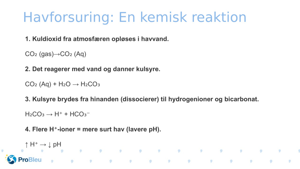 Havforsuring: En kemisk reaktion
