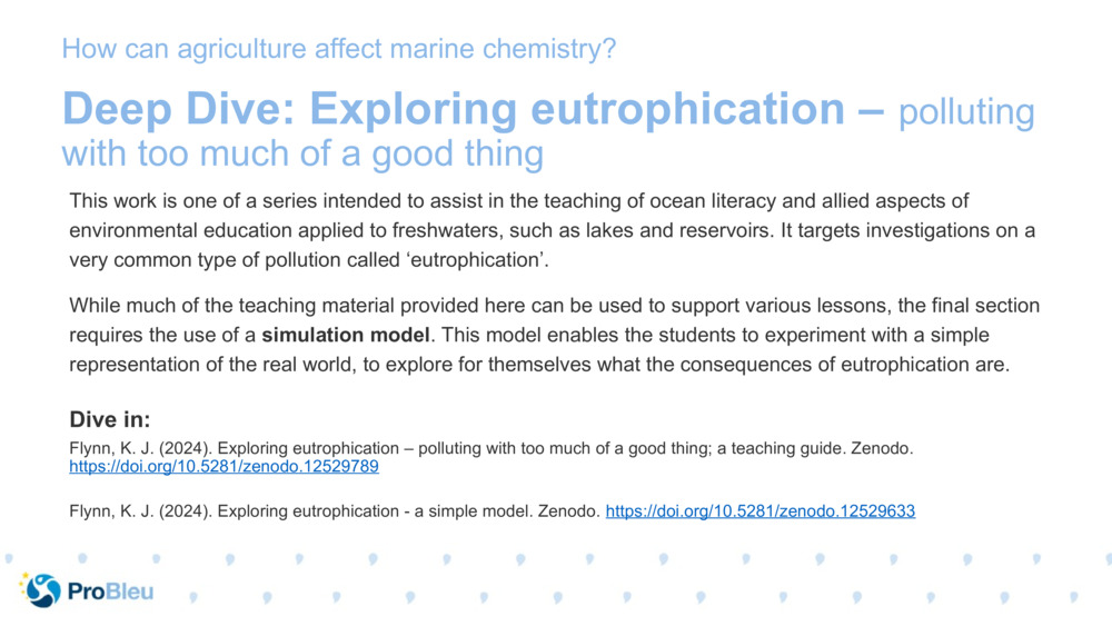 Deep Dive: Exploring eutrophication – 