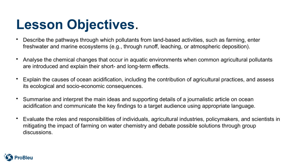 Lesson Objectives