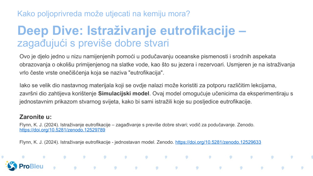 Deep Dive: Istraživanje eutrofikacije – 