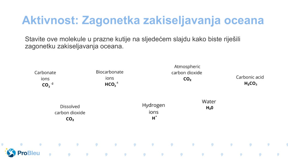 Aktivnost: Zagonetka zakiseljavanja oceana
