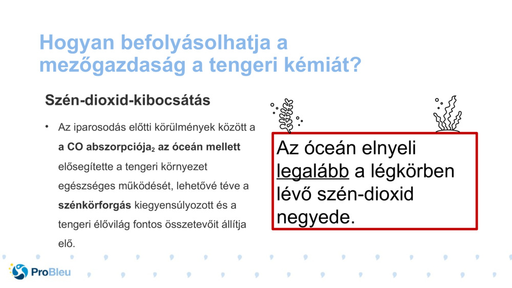 Hogyan befolyásolhatja a mezőgazdaság a tengeri kémiát?