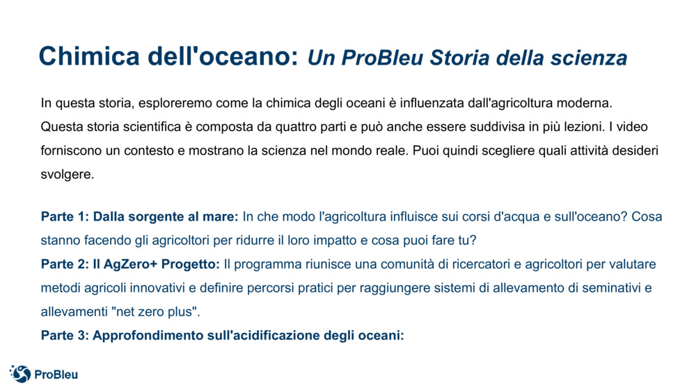 Chimica dell'oceano: 