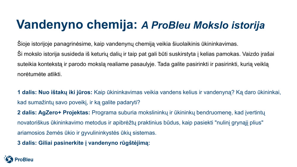 Vandenyno chemija: 