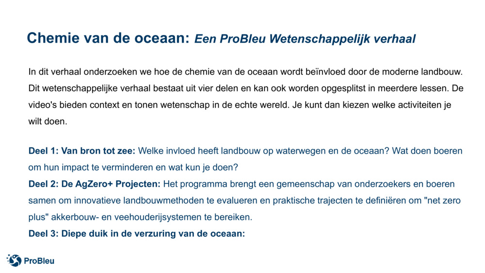 Chemie van de oceaan: 