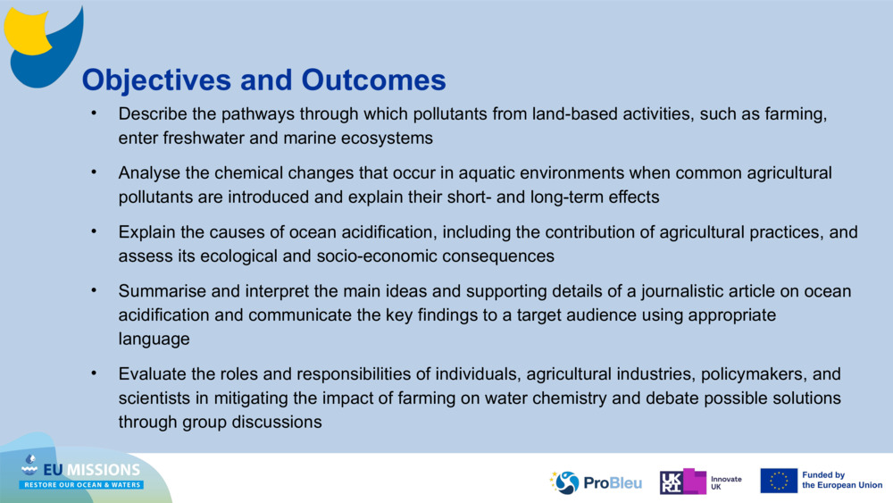 Objectives and Outcomes