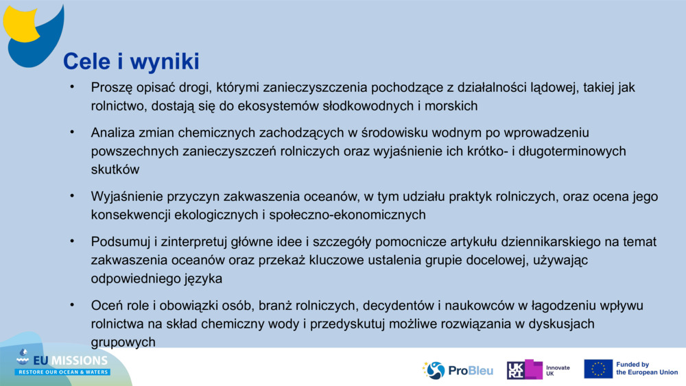 Cele i wyniki
