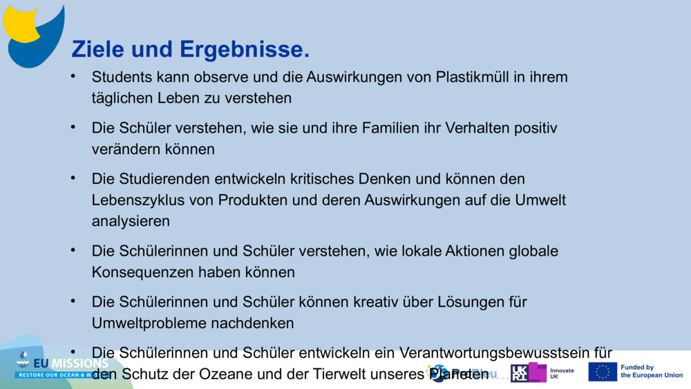 Ziele und Ergebnisse
