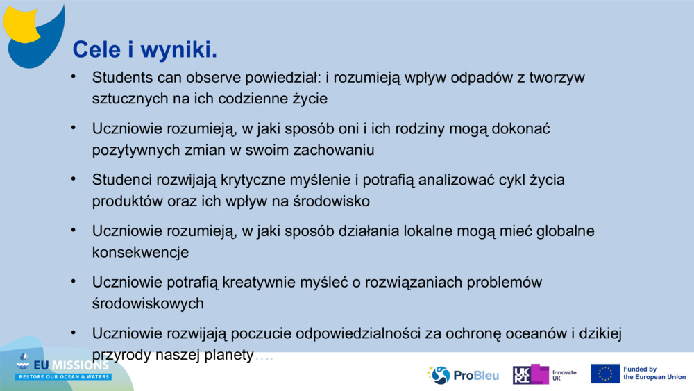 Cele i wyniki