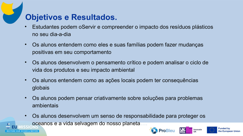 Objetivos e Resultados