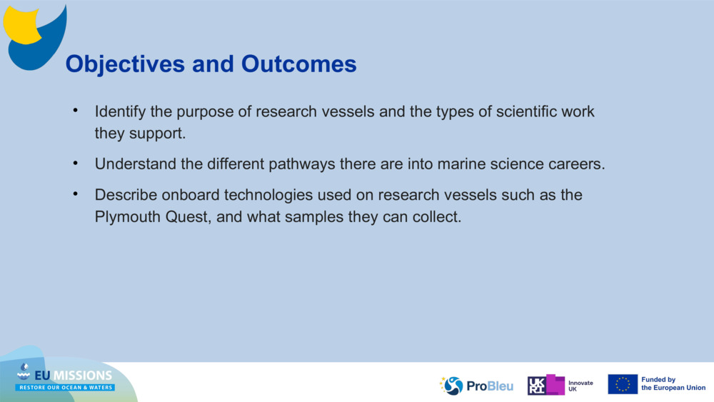 Objectives and Outcomes
