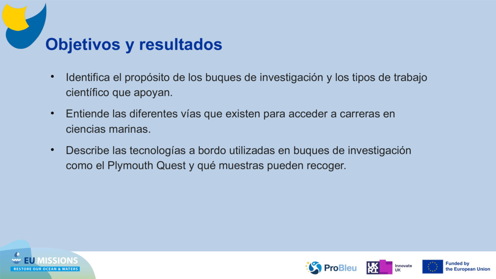 Objetivos y resultados