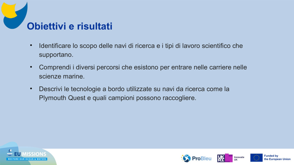 Obiettivi e risultati