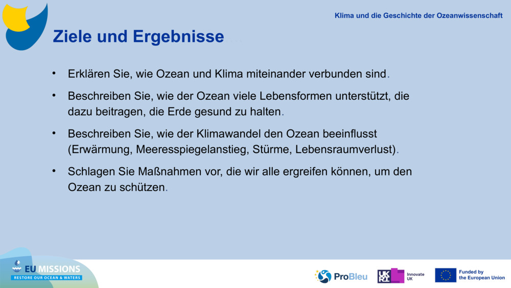 Ziele und Ergebnisse