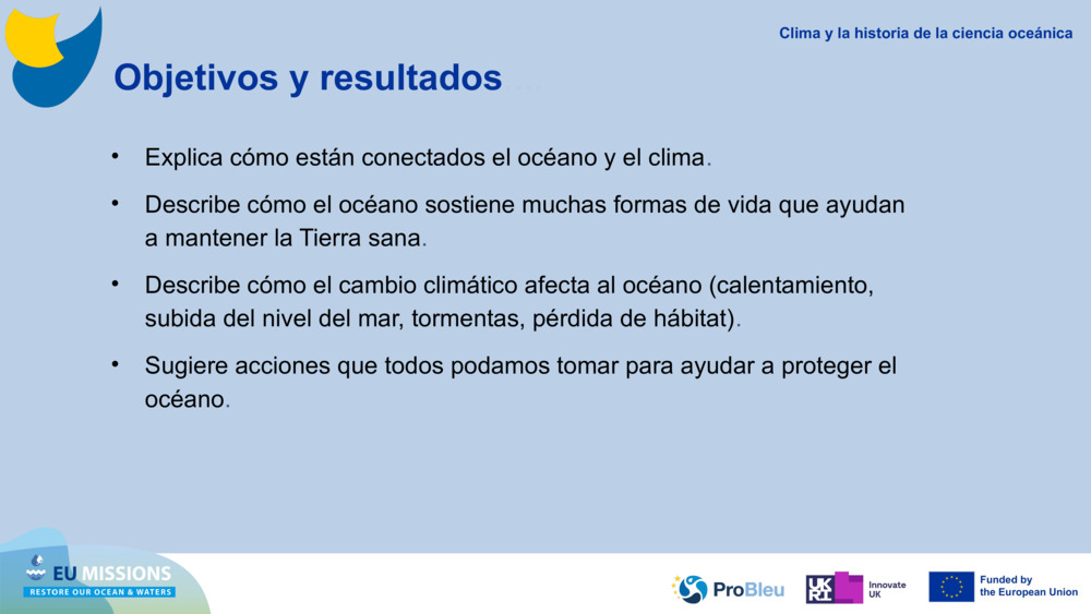 Objetivos y resultados