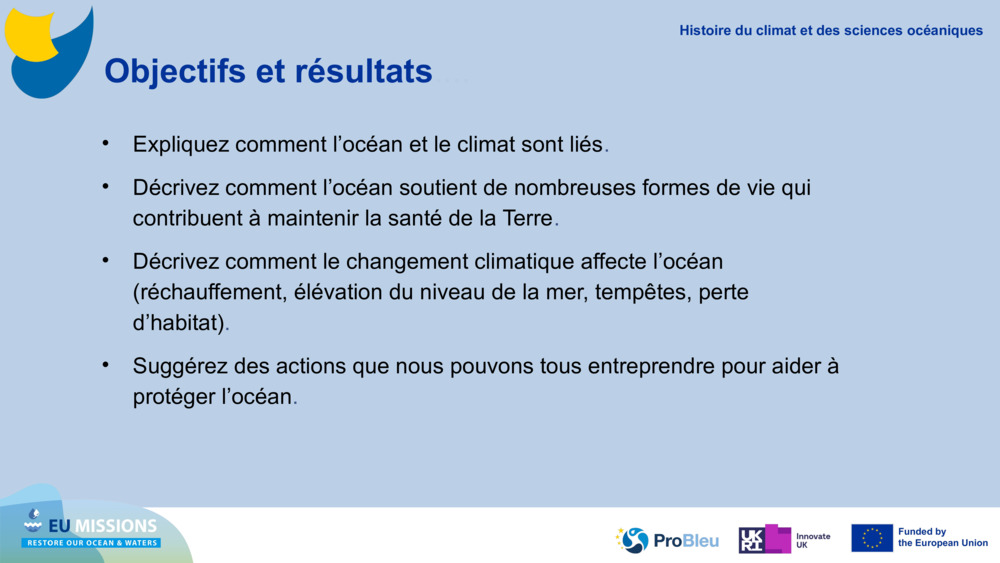 Objectifs et résultats