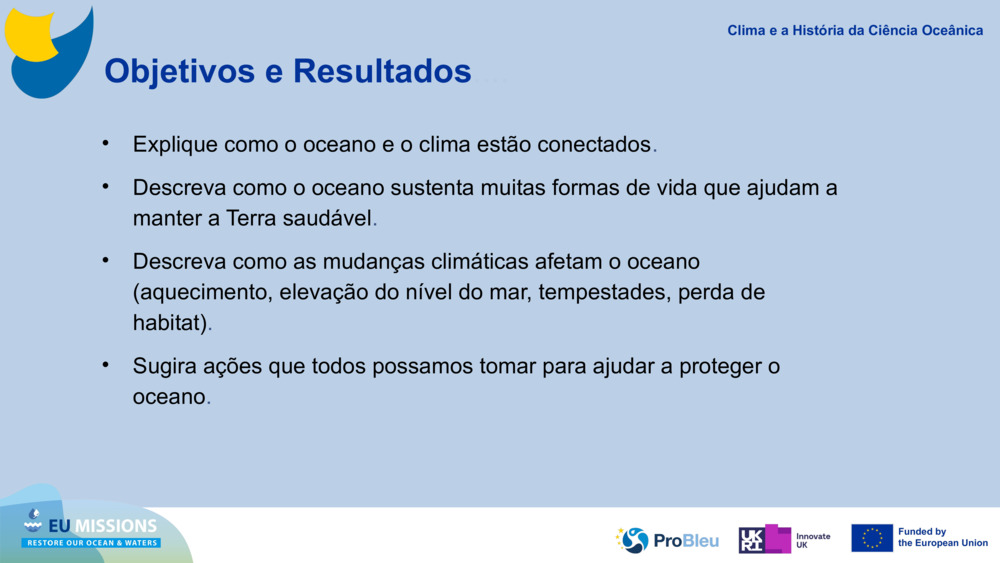 Objetivos e Resultados