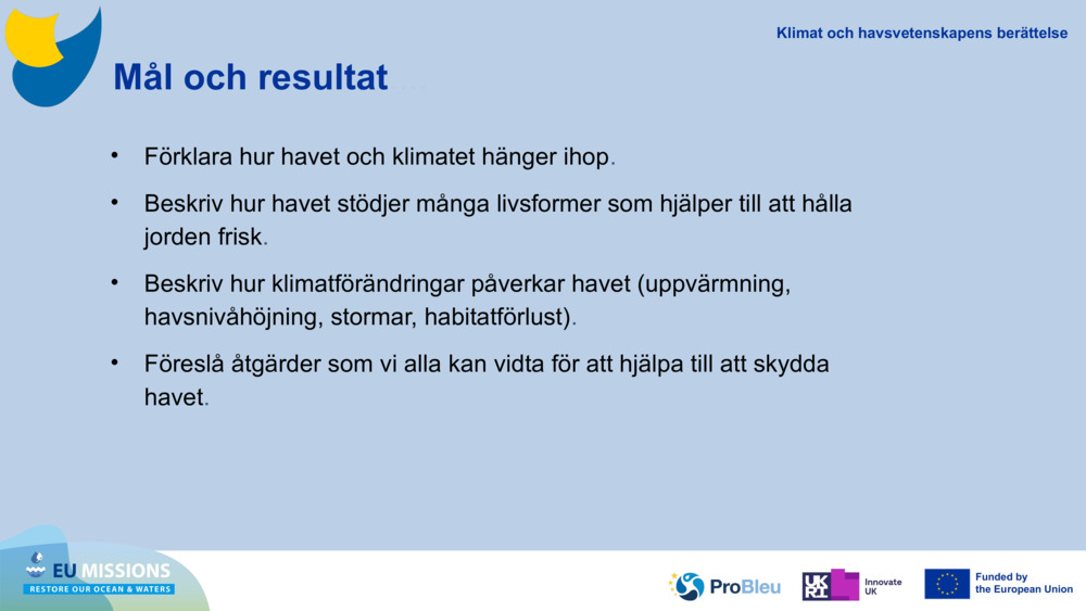 Mål och resultat